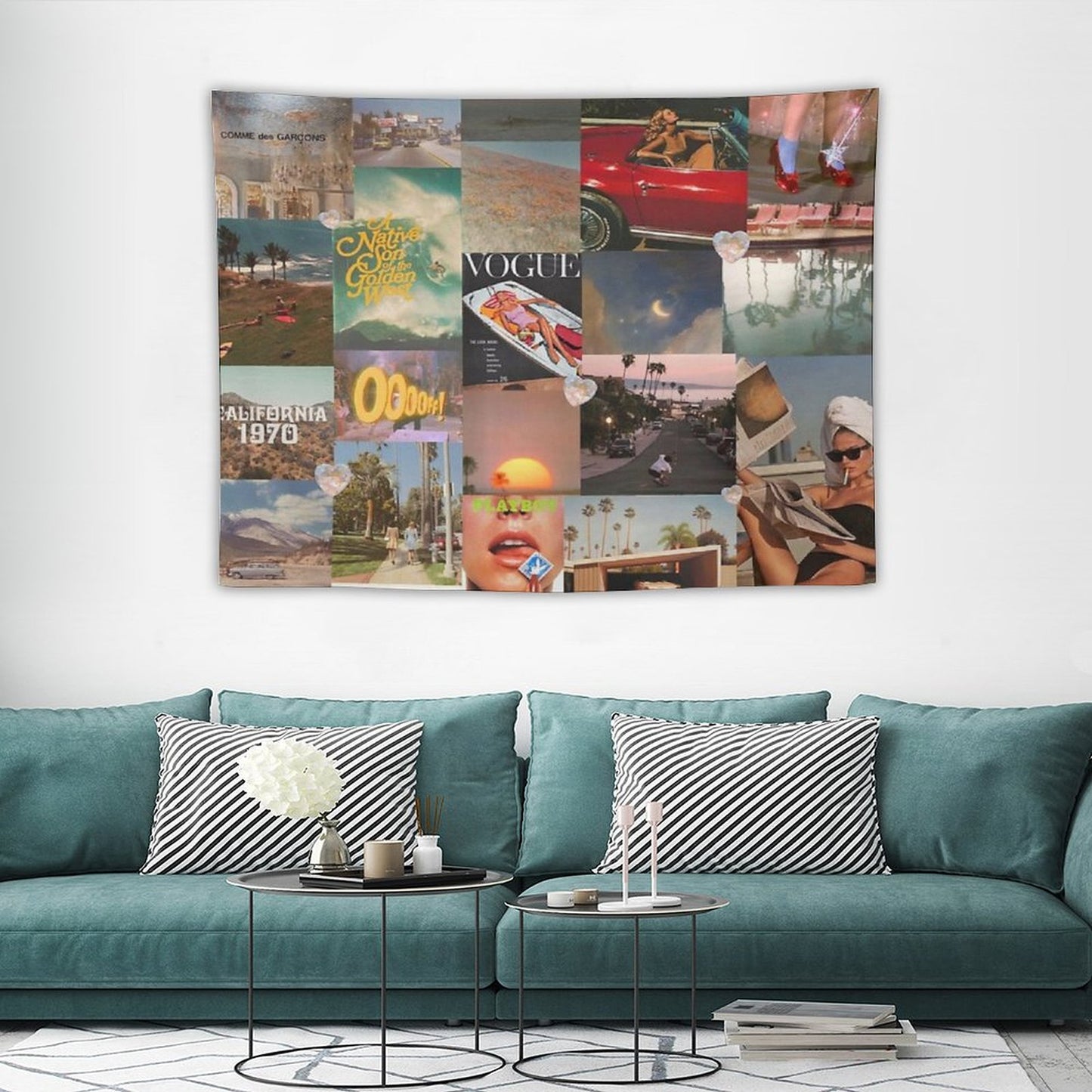 Summer Dream Collage Tapestry