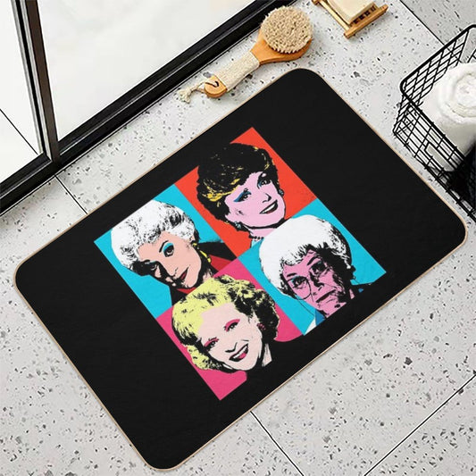 Golden Warhol Girls Bath Mat