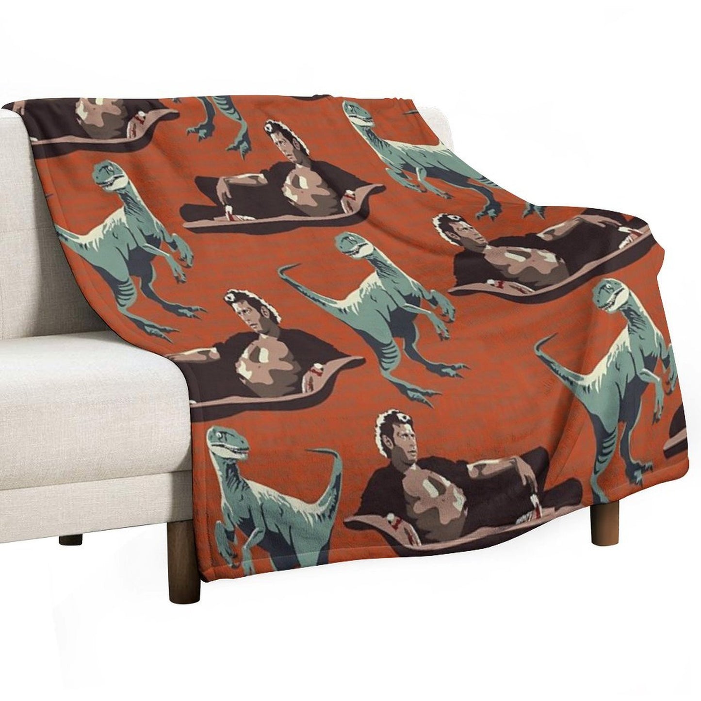 Jurassic Geniuses Throw Blanket