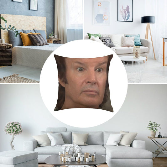 ASTONISHED BREEN - NEIL BREEN - Breen's Corrupt Merchandise - Funny Sticker Funny T-shirt Linen Throw Pillow Cover