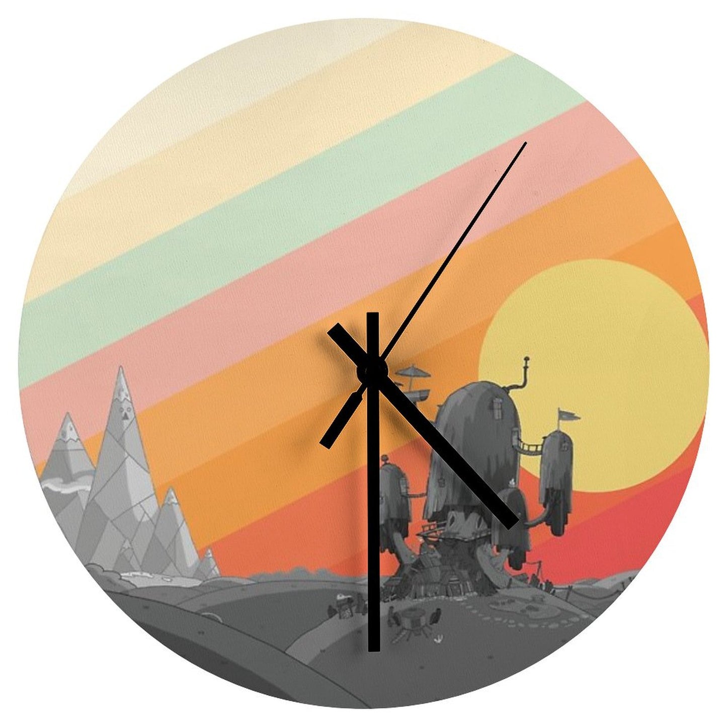 Land Of Ooo (Adventure Time) Wall Clock