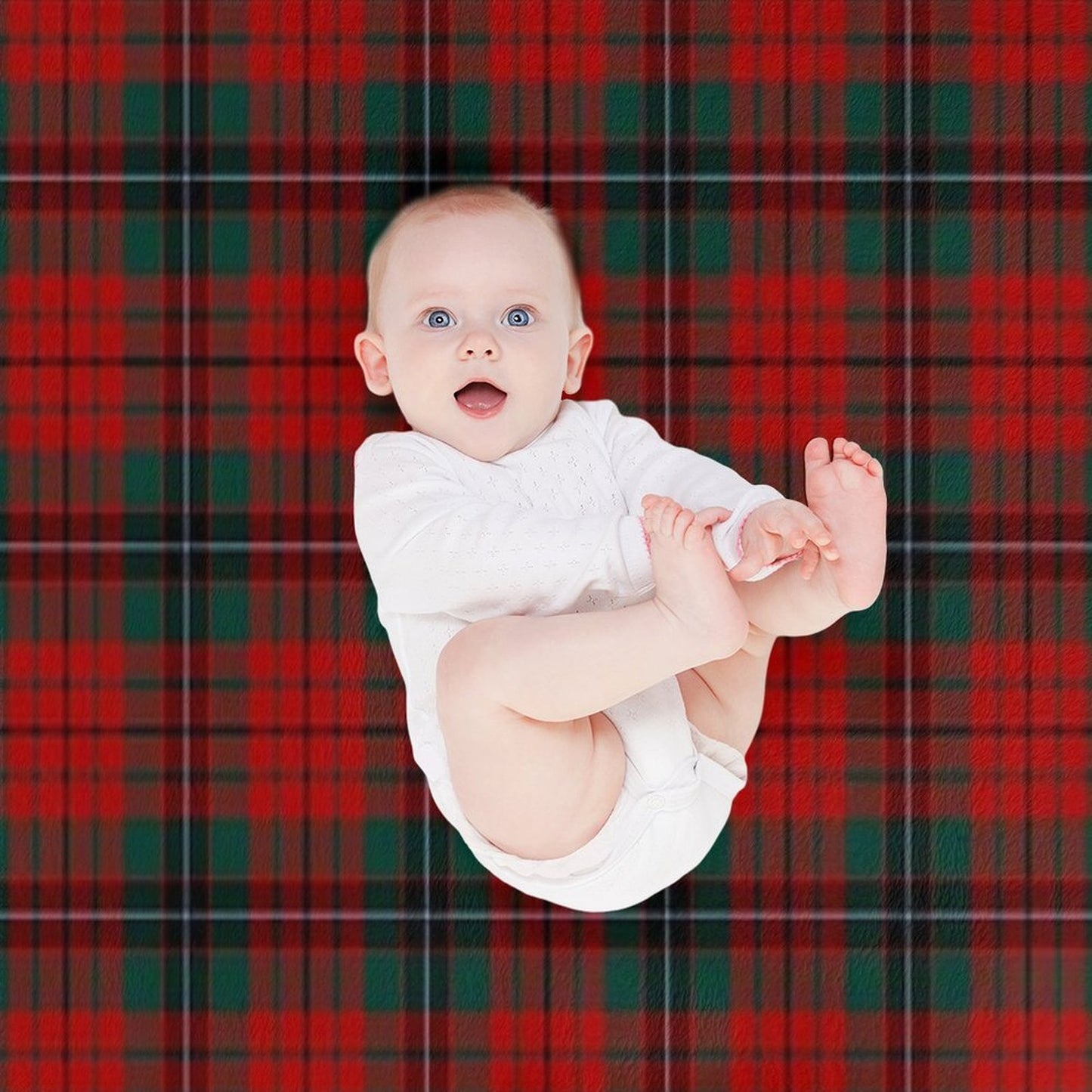 Clan Nicolson Tartan Throw Blanket