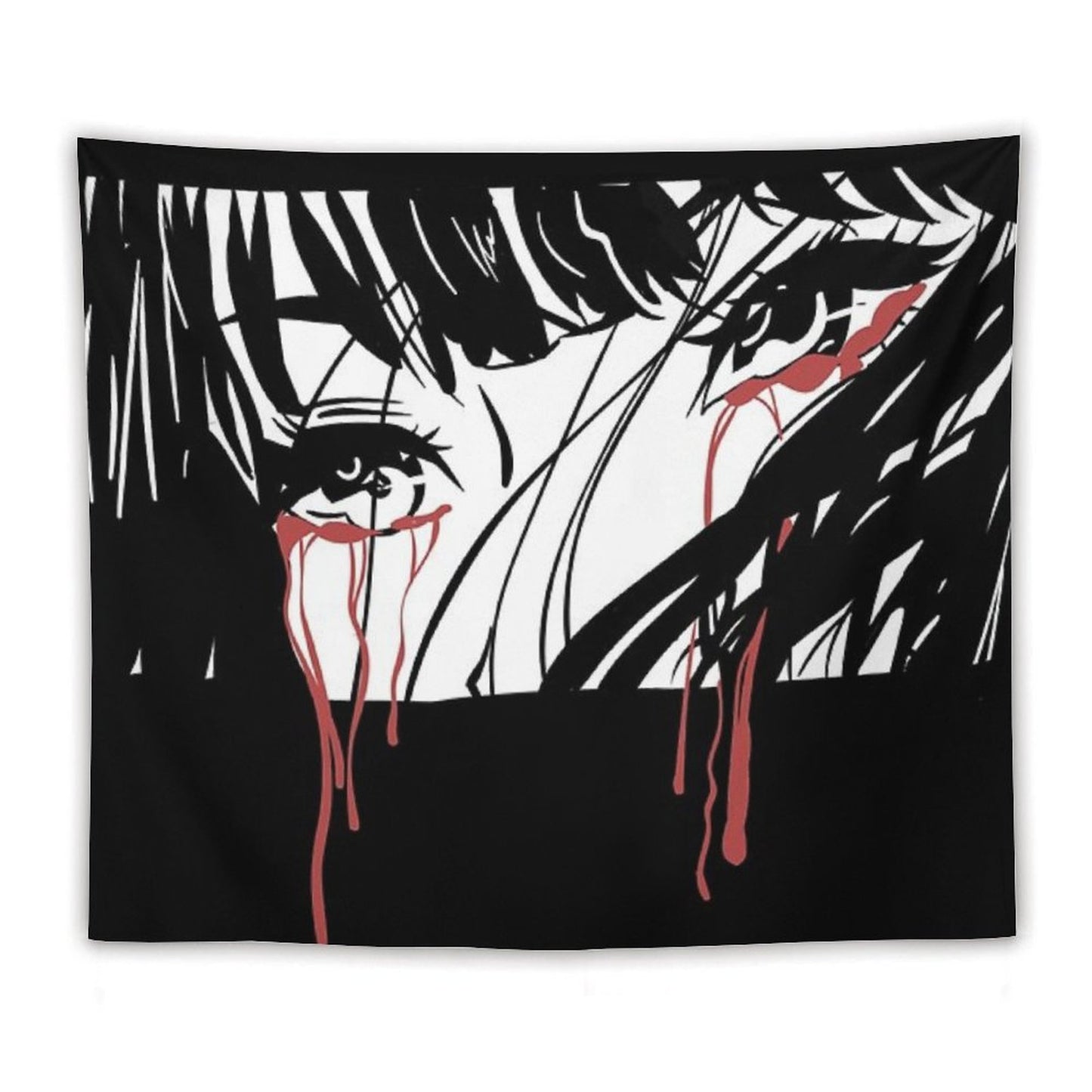 Crying Girl Tapestry