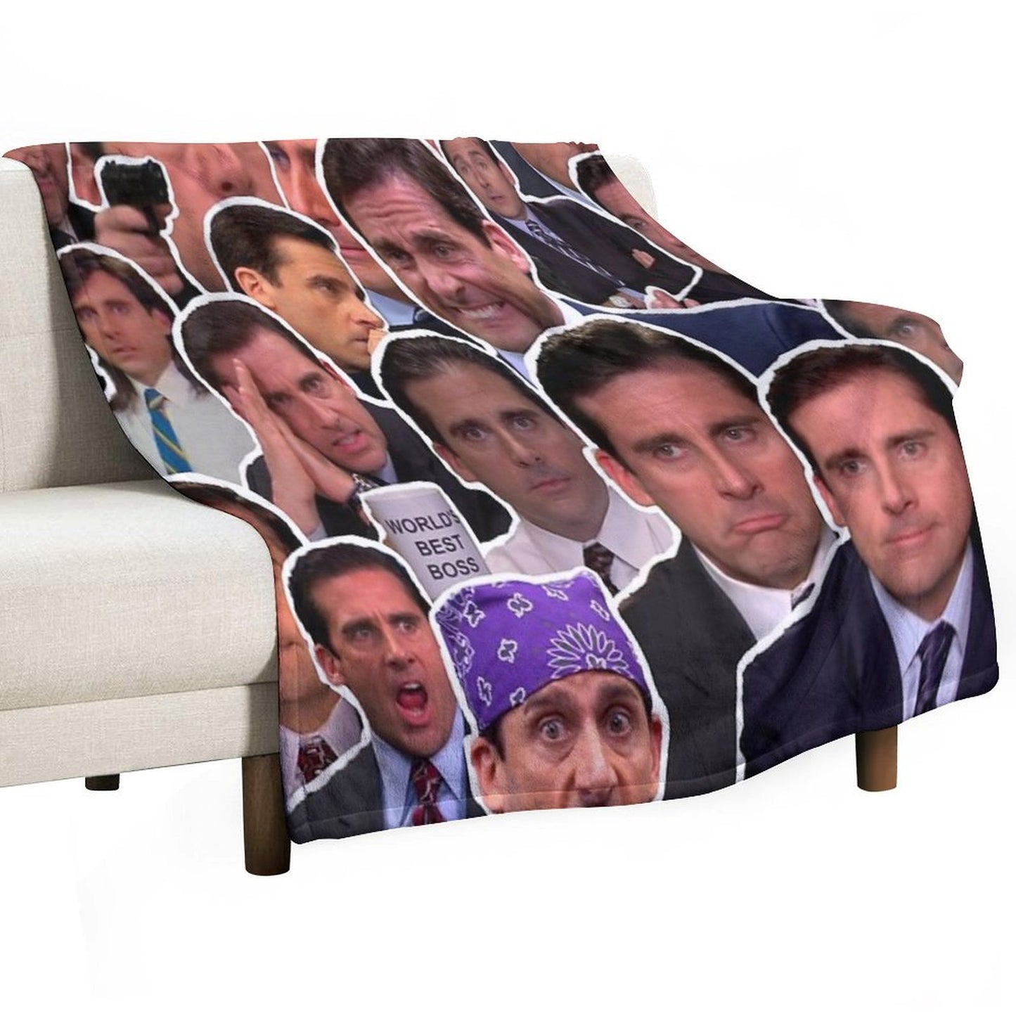Michael Scott - The Office Collage Throw Blanket