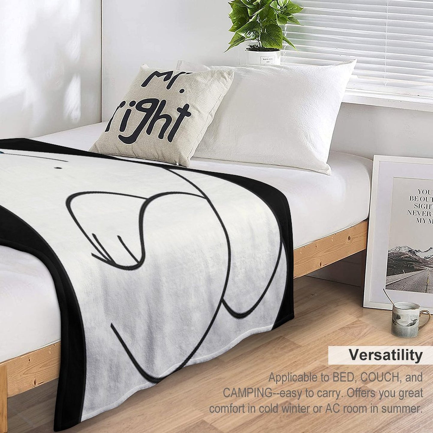 Ice Bear Throw Blanket