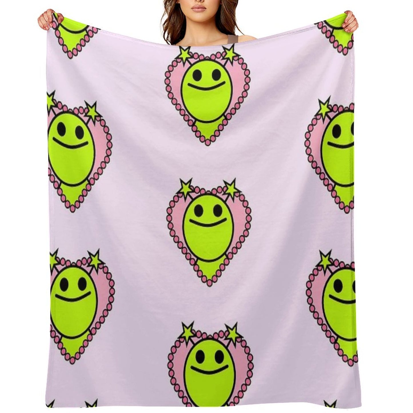 Dottie Green Alien Throw Blanket