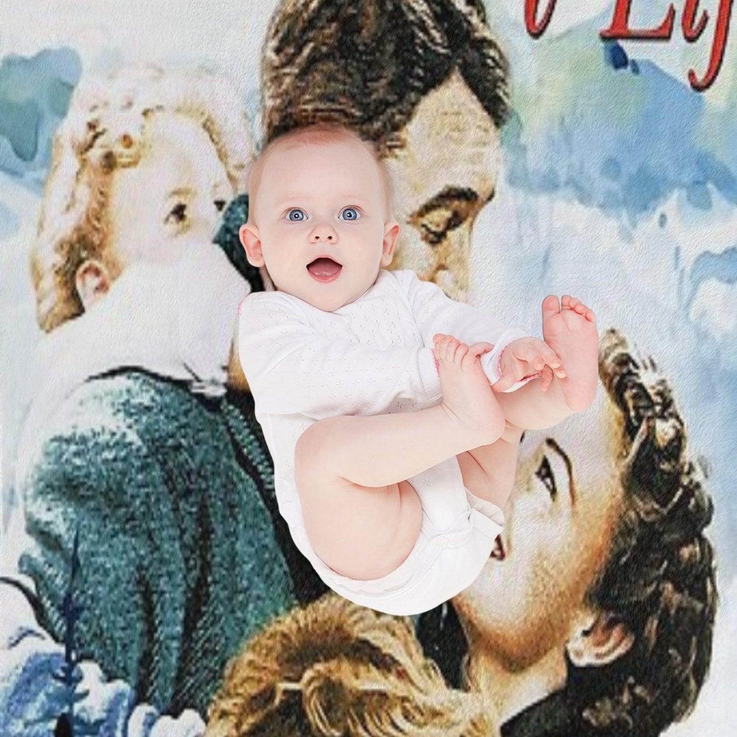 It's A Wonderful Life Scene Throw Blanket