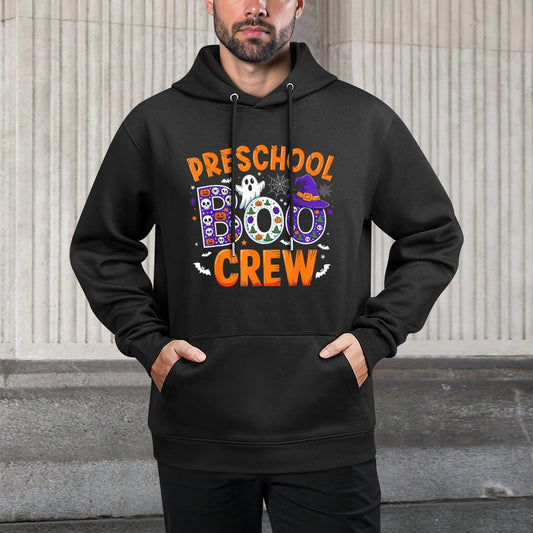 Preschool Boo Crew Preschool Teacher Student Funny Halloween Customizable Surface Hoodie