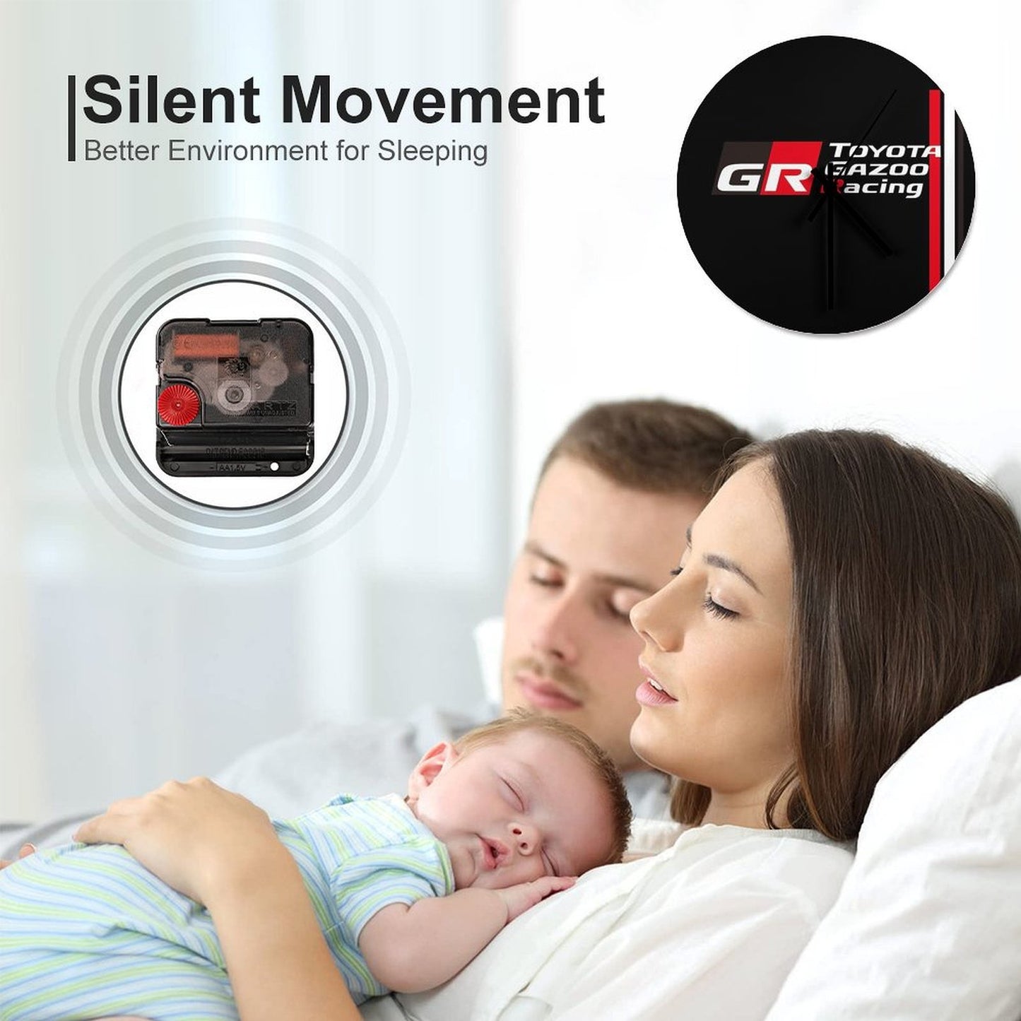 Toyota GR Wrc Racing 86 Yaris Supra GAZOO RACING Wall Clock