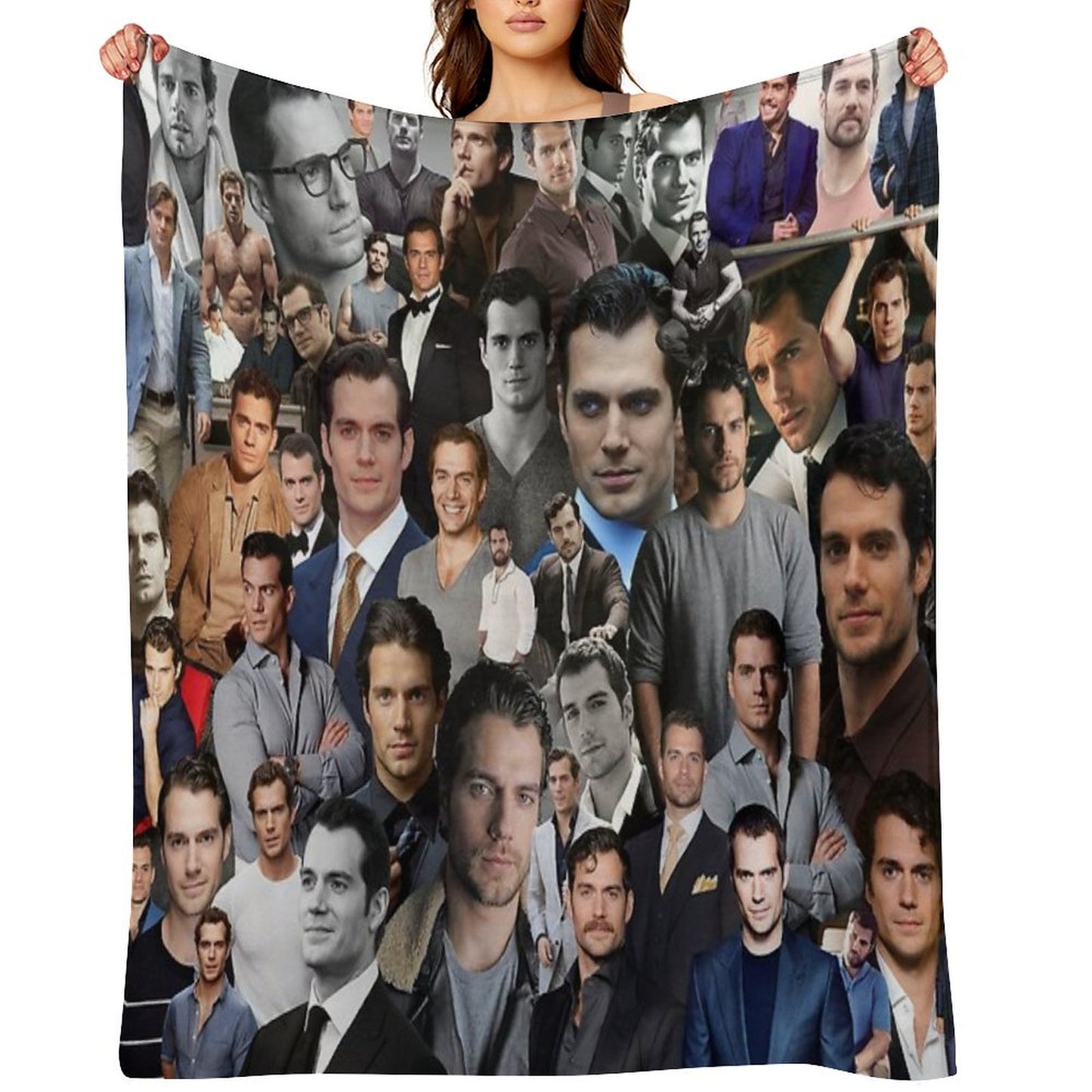 Henry Cavill Throw Blanket