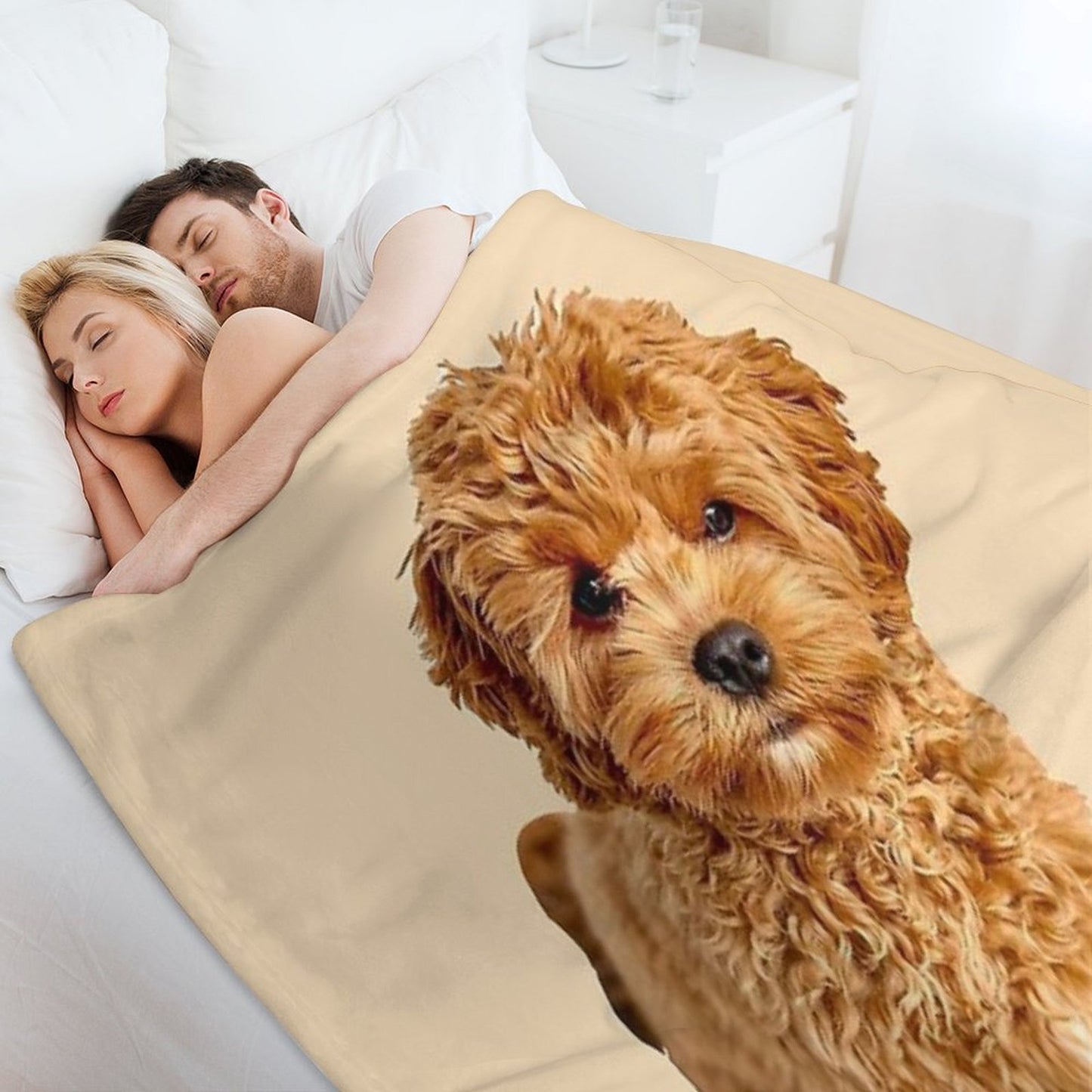 Cavapoo Throw Blanket