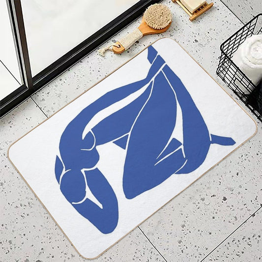 Henri Matisse Blue Nude II 1952 (Nu Bleu) Digital Art Print Bath Mat