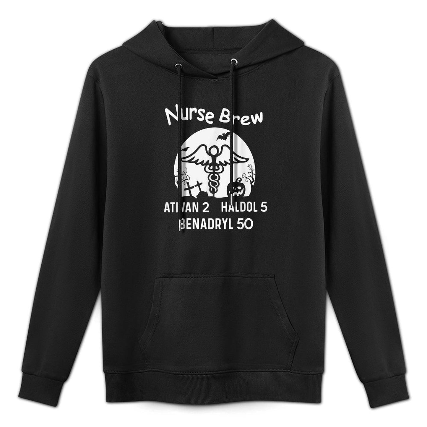 Nurse Brew Ativan 2 Haldol 5 Benadryl 50 Halloween All-Day Comfort Hoodie