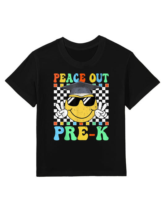 Peace Out Preschool Graduation Pre-K Last Day Of School Kids T-Shirt