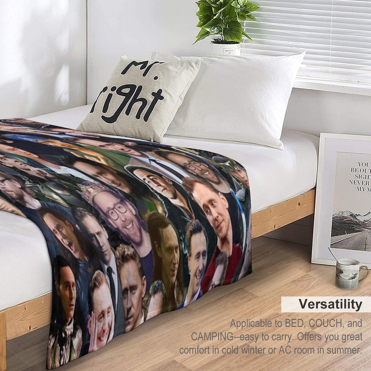 Tom Hiddleston Throw Blanket