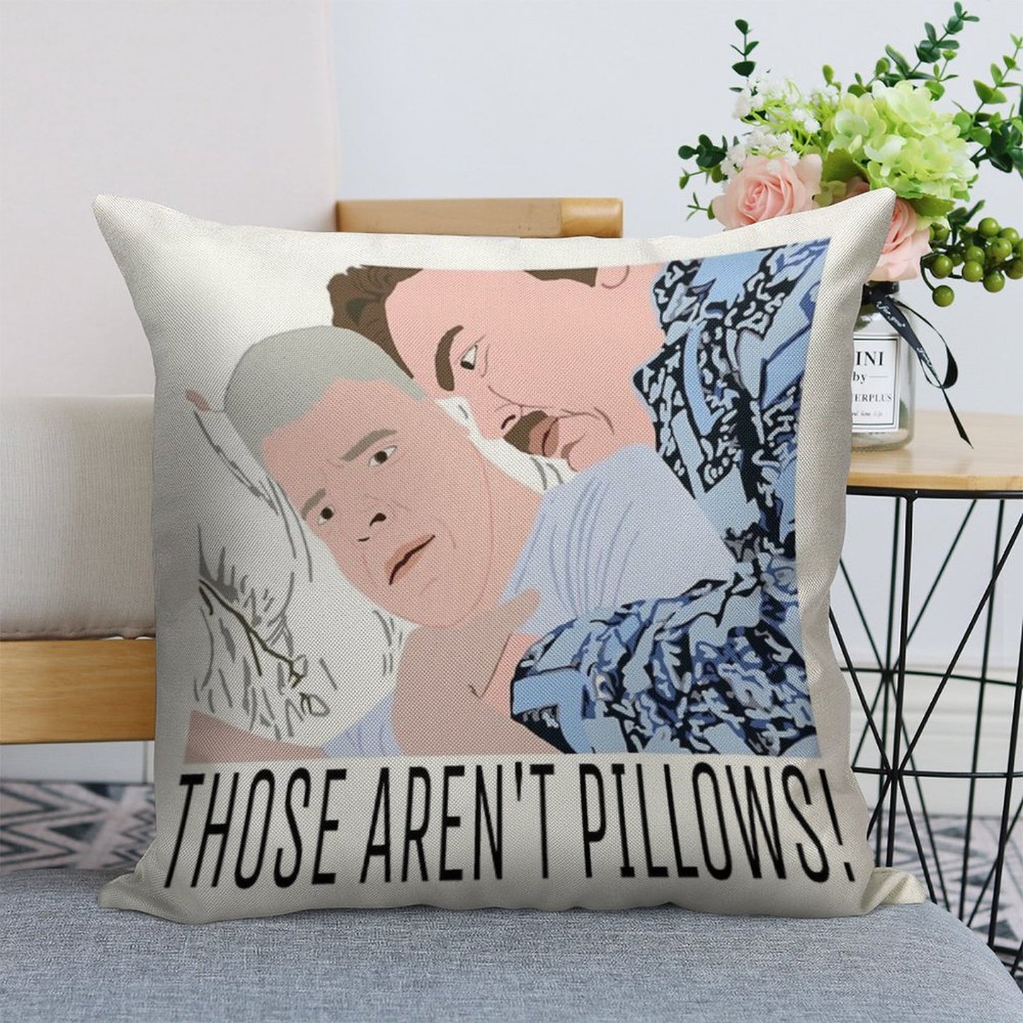 Those Aren’t Pillows! Linen Throw Pillow Cover