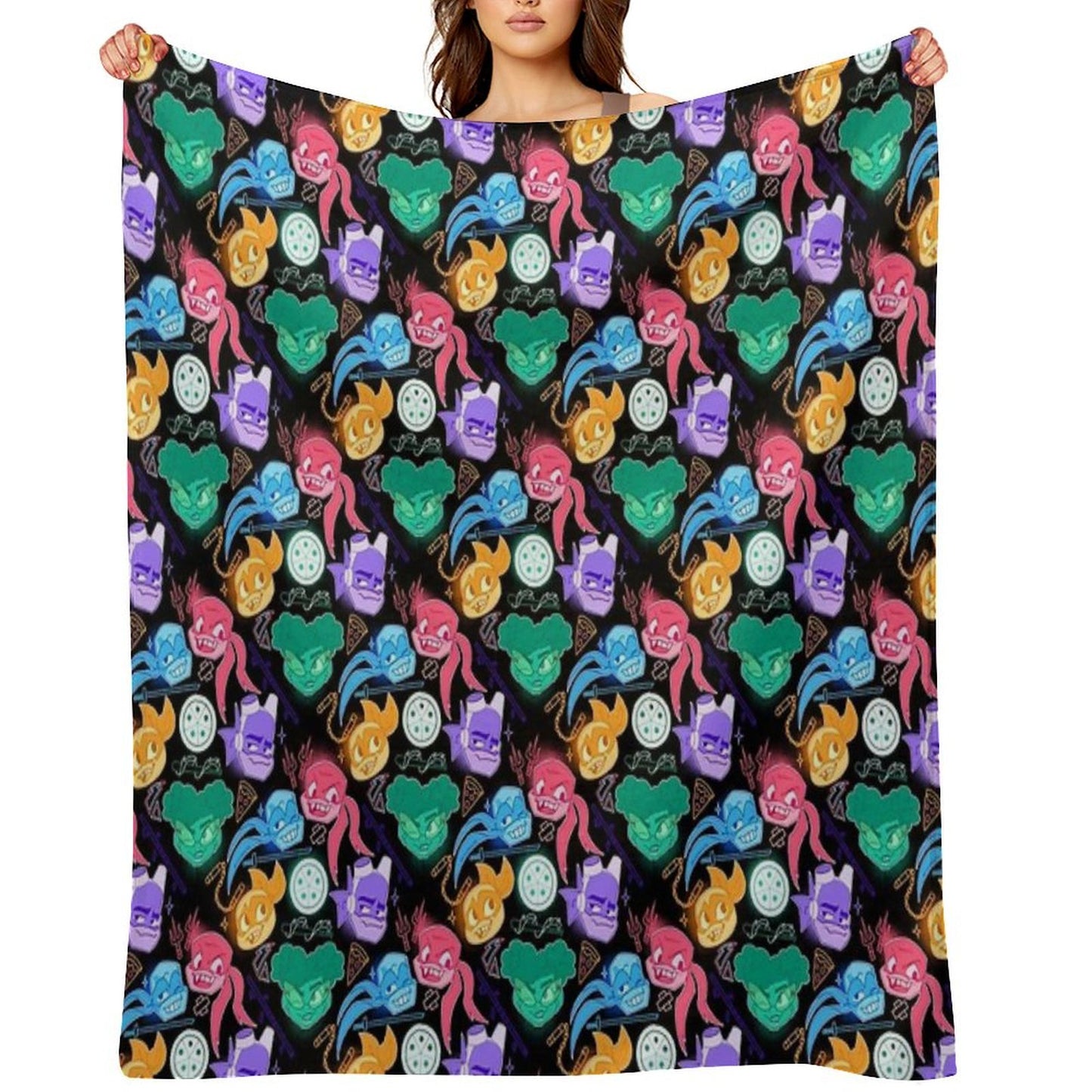 Turtle Power! Throw Blanket