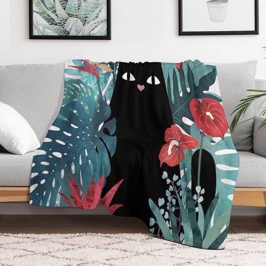 Popoki Throw Blanket