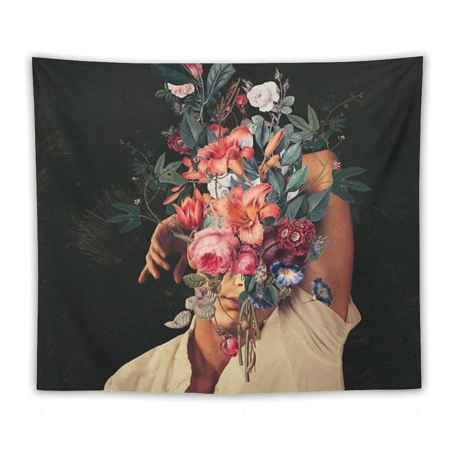 Roses Bloomed Every Time I Thought of You Tapestry