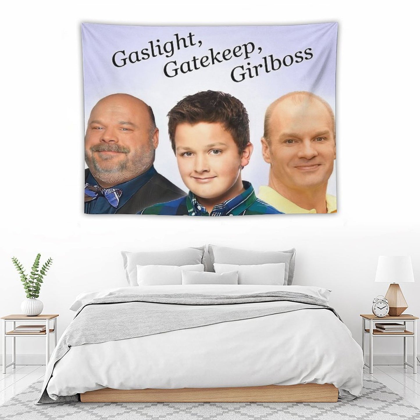 Gaslight Gatekeep Girlboss Tapestry