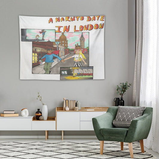 A Naruto Date In London Tapestry