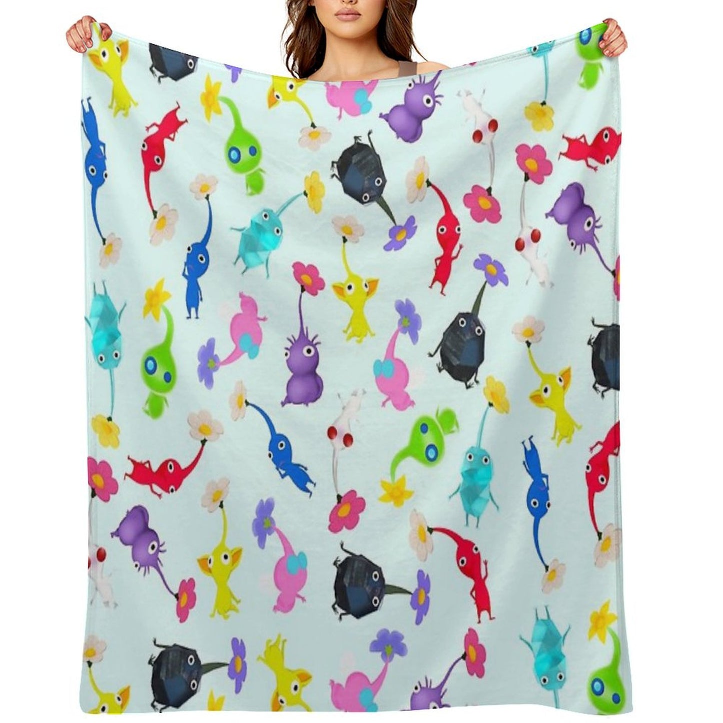 ALL Pikmin Throw Blanket