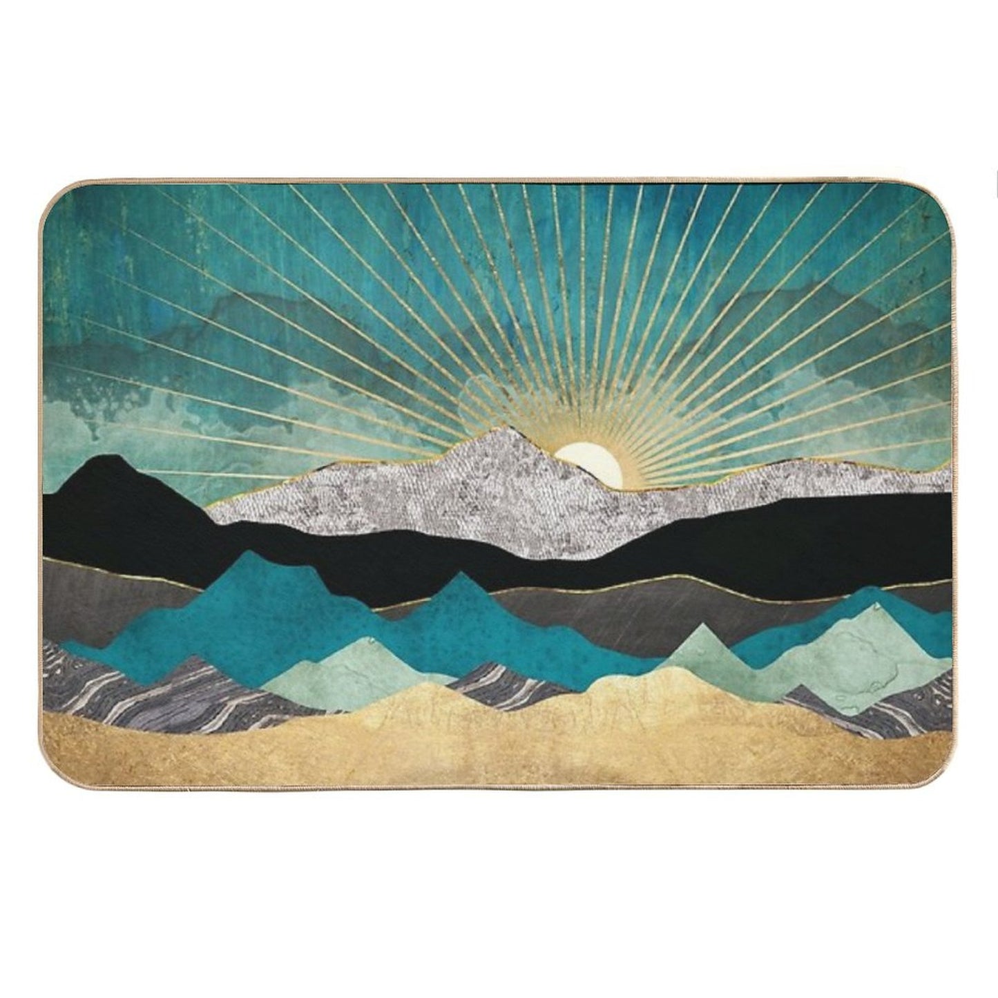 Peacock Vista Bath Mat