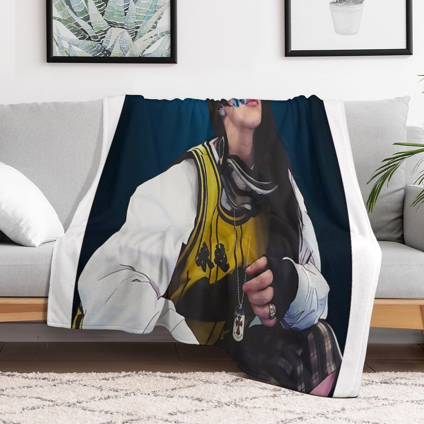 Spotlight on Billie Eilish Throw Blanket
