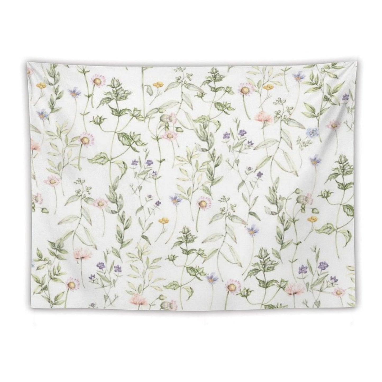Pastel Vintage Flowers Tapestry
