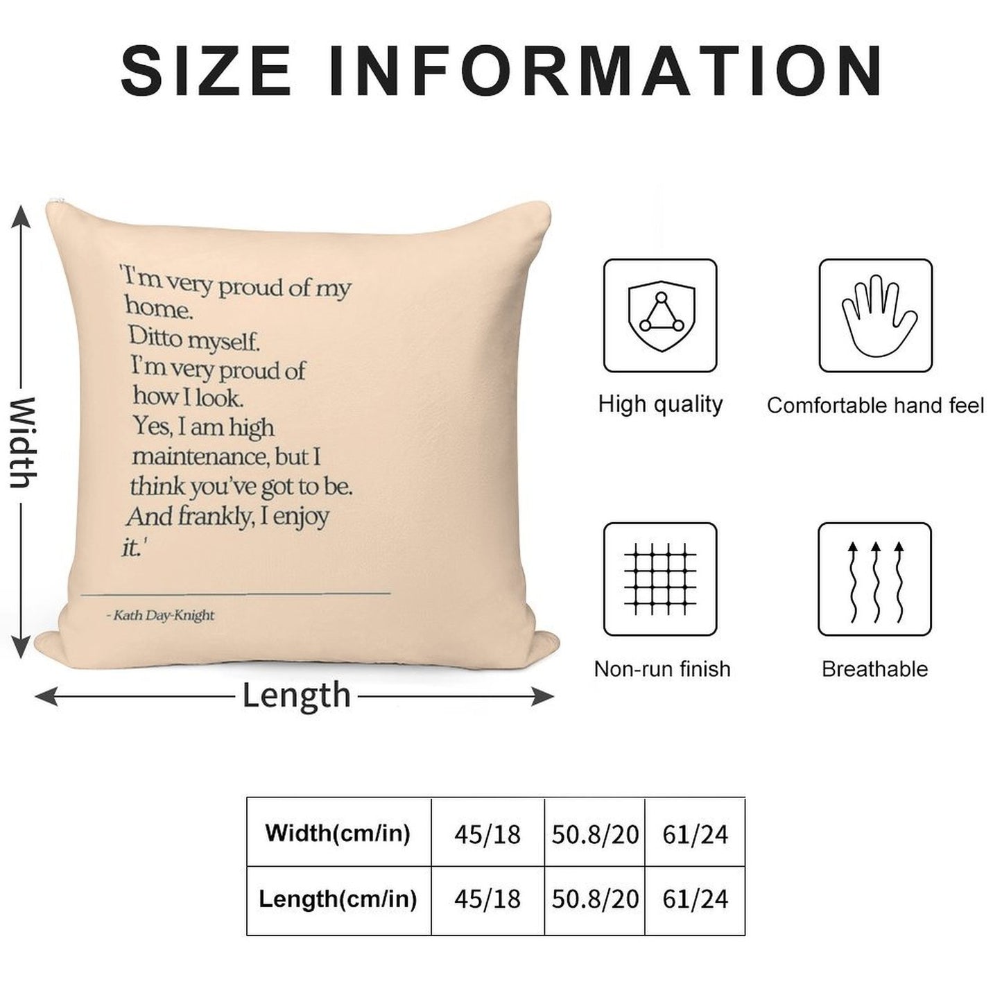 High Maintenance - Kath And Kim Soft Anti-Pilling Throw Pillow