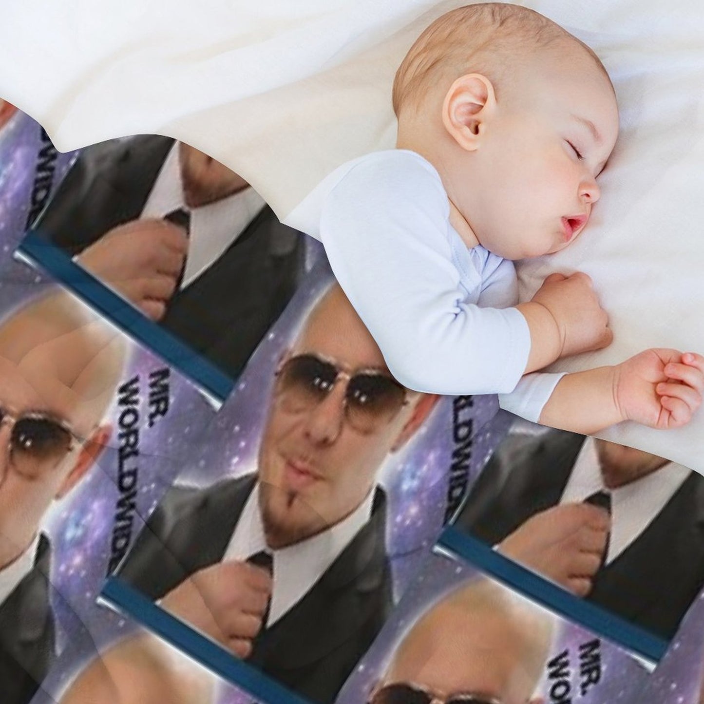 Mr Worldwide Throw Blanket