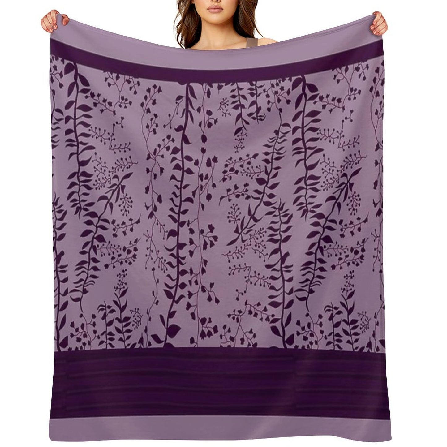 Bella Swan's Comforter Set Replica Purples Cool - Version 2 Twilight Saga Fanart Throw Blanket