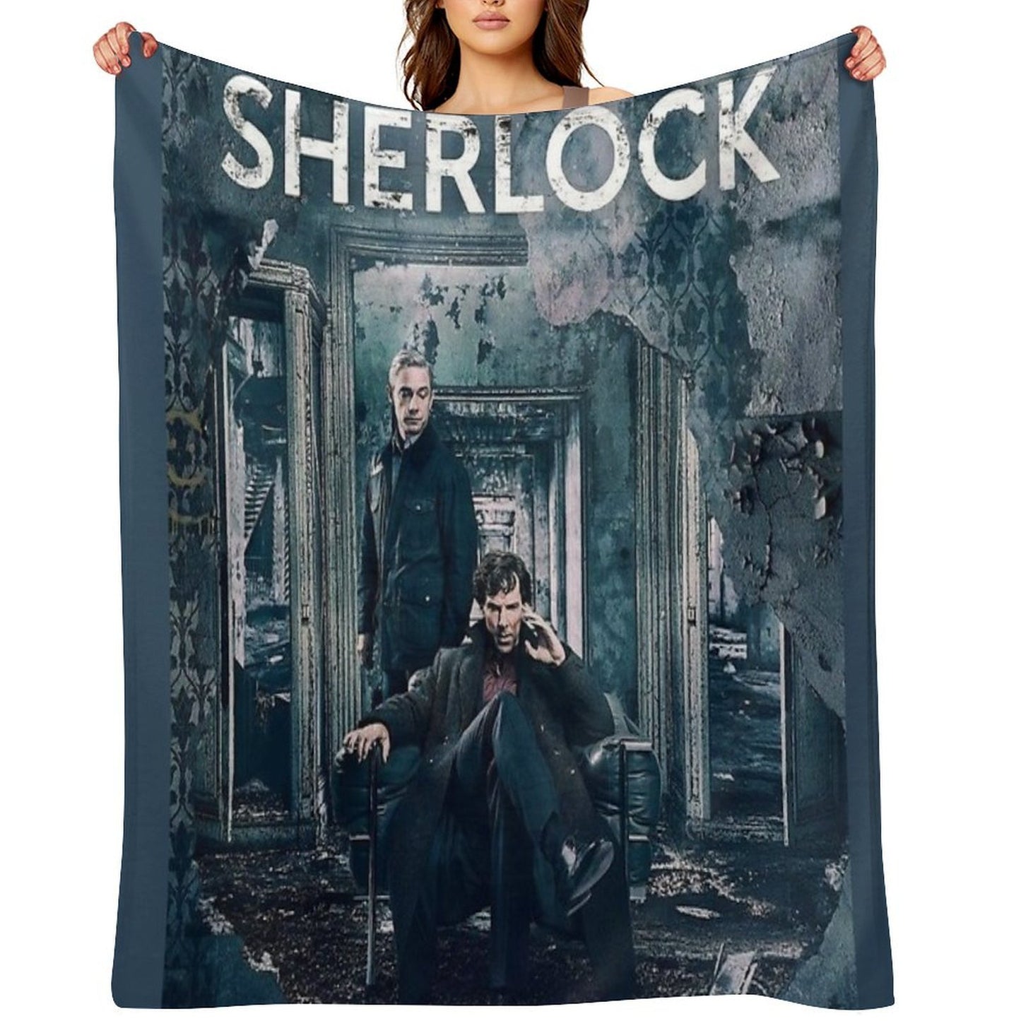 BBC Sherlock Throw Blanket