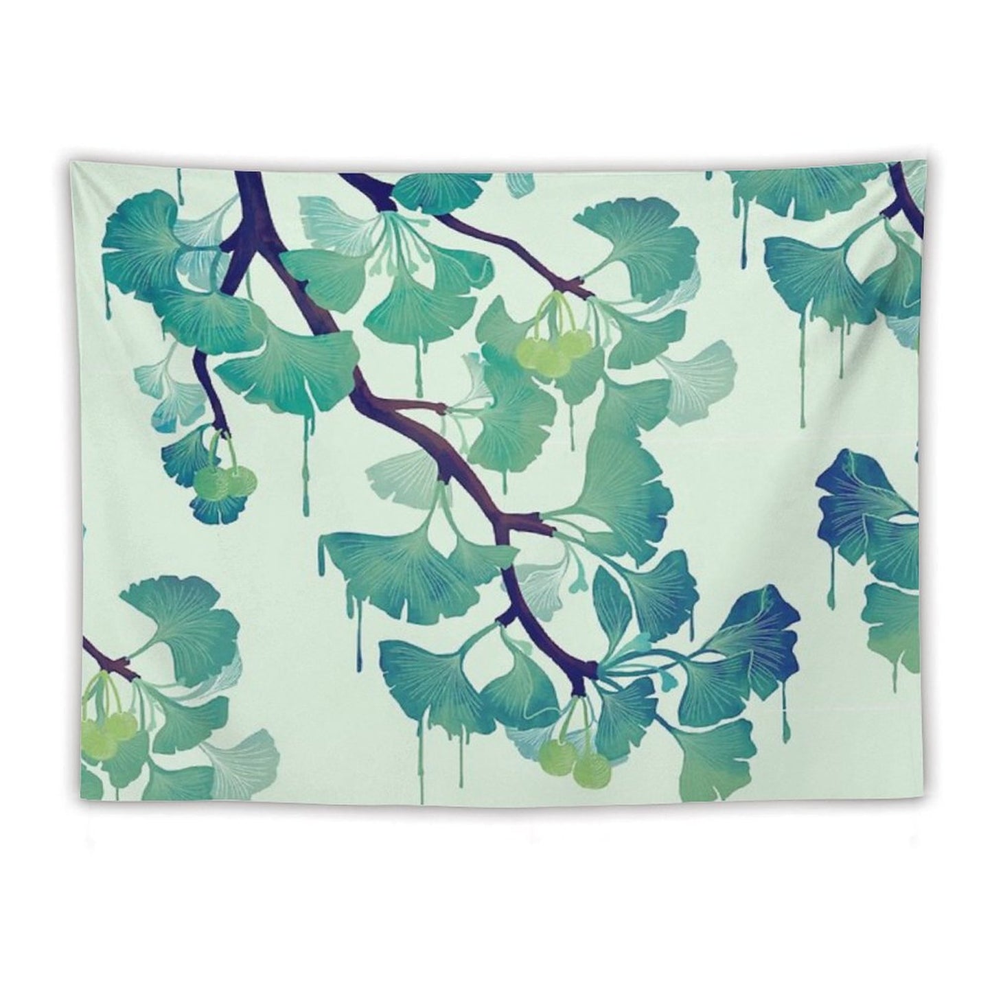 O Ginkgo (in Green) Tapestry