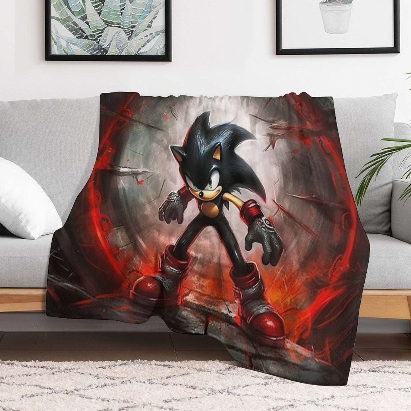 Shadow's Grand Entrance Throw Blanket