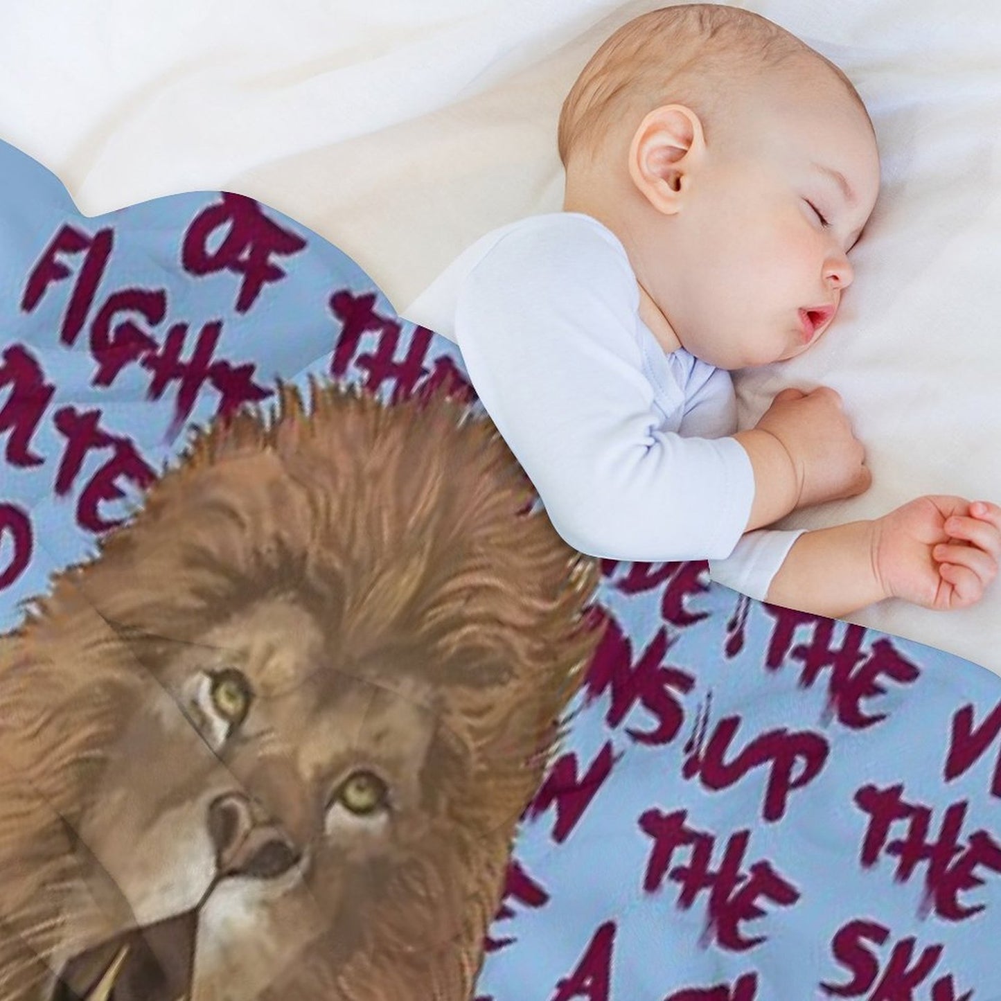 Rampant Lion AVFC Throw Blanket