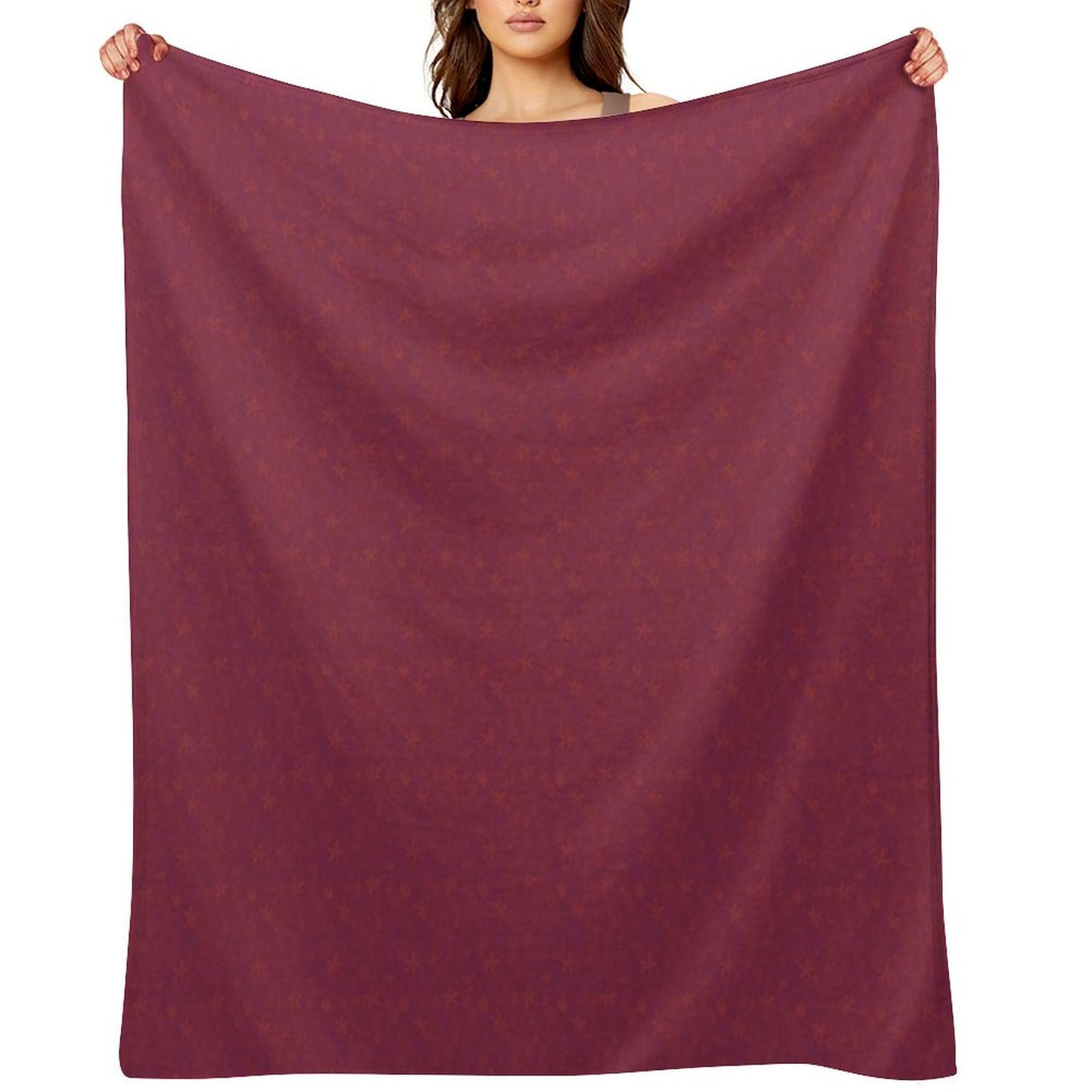 Floral Artwork Throw Blanket