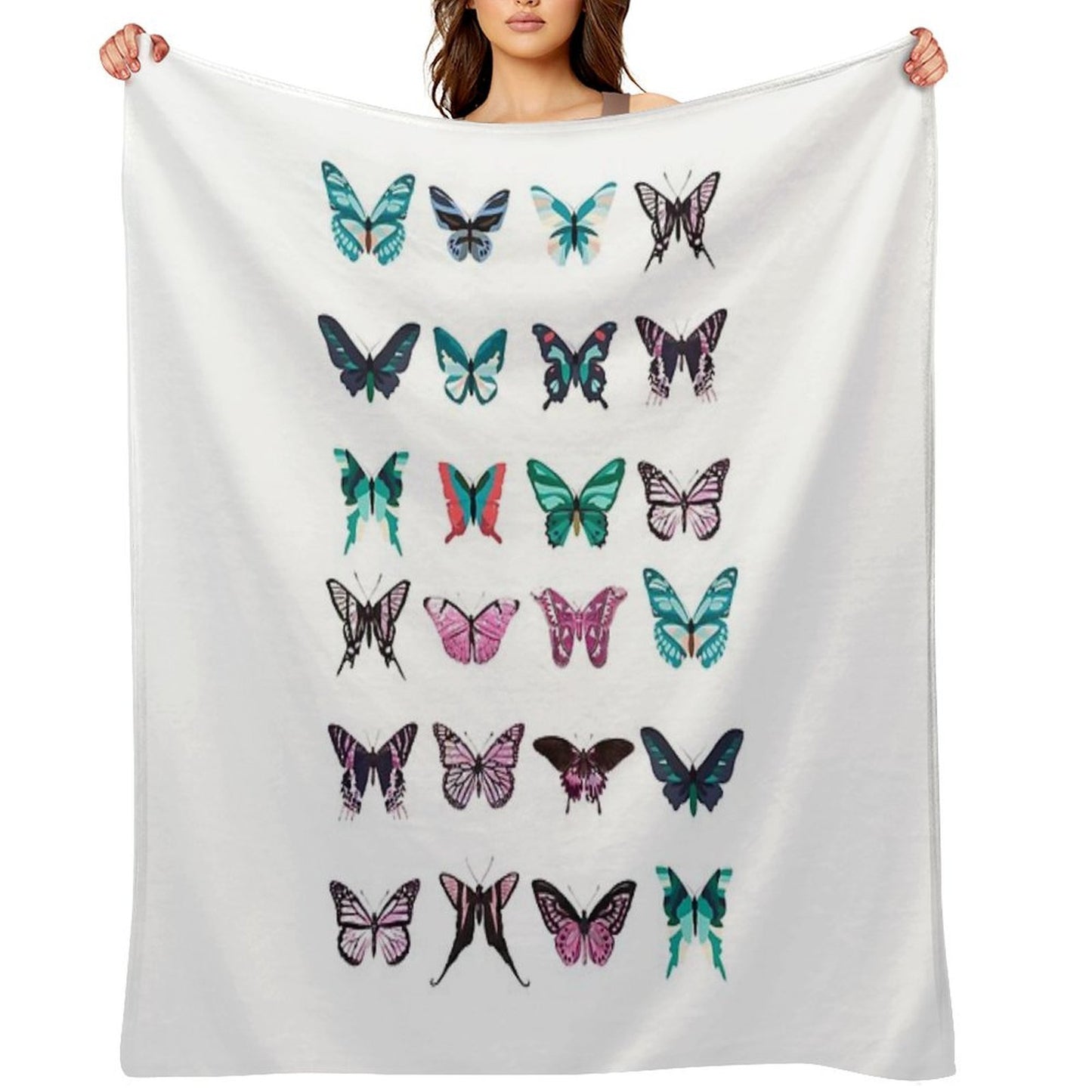 Butterfly Pattren Throw Blanket