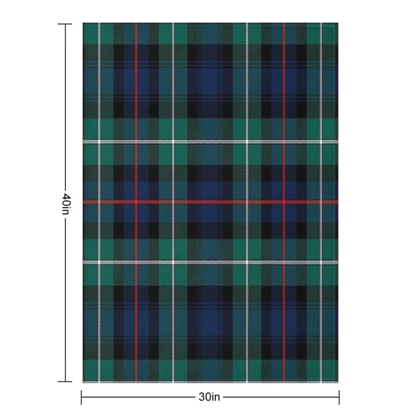 MacKenzie Modern Tartan Throw Blanket