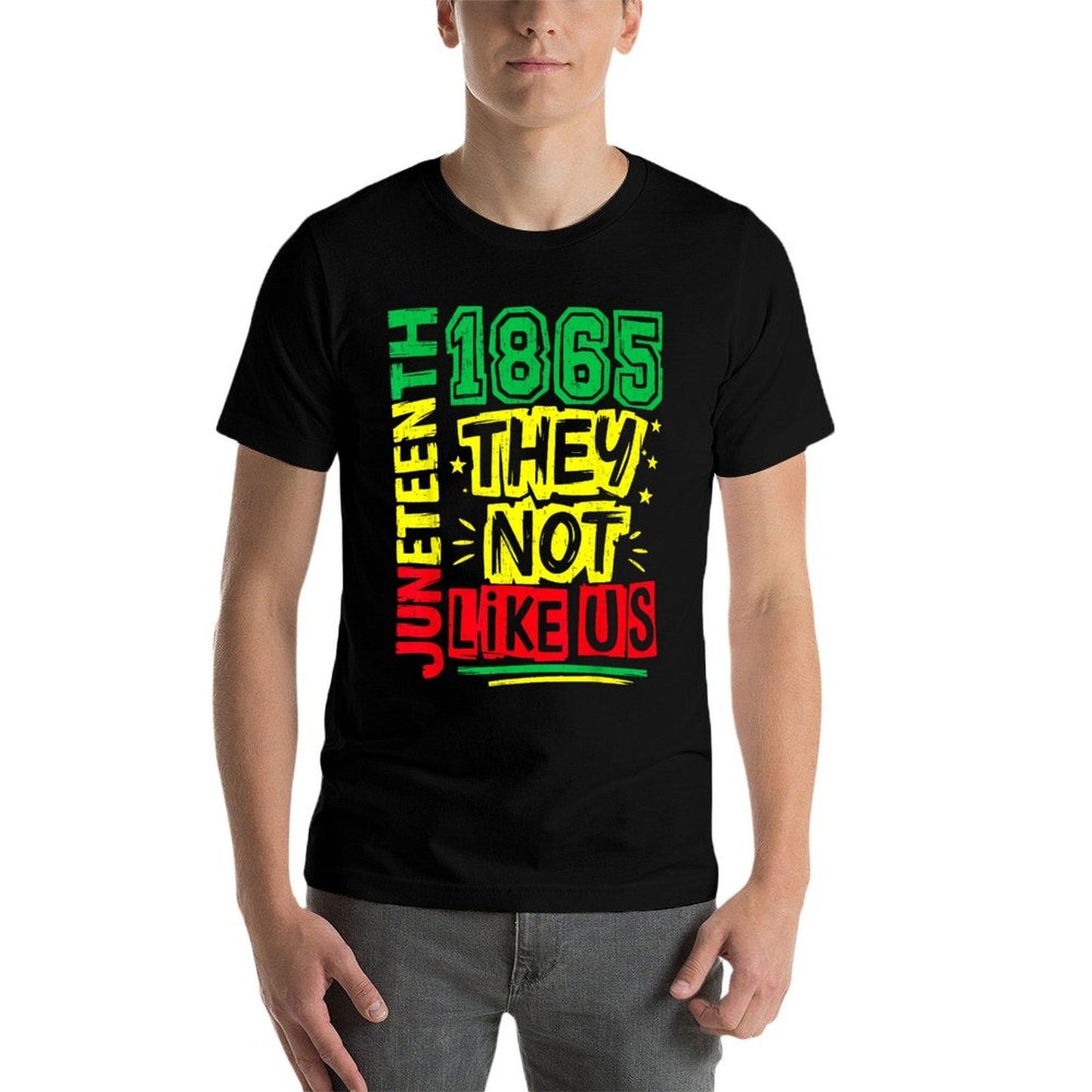Juneteenth 1865 Black History Month Black Lives Matter Men Versatile T-Shirt
