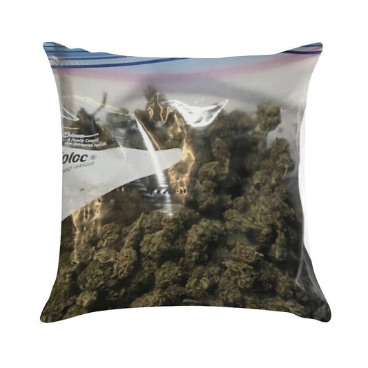 Weed Marijuana Extra Zip Pillow And Soft High-Density Material Throw Pillow