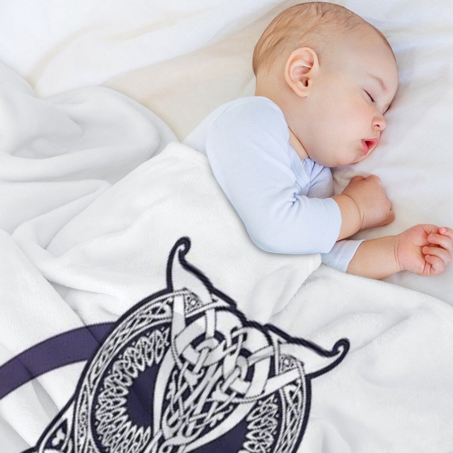 CELTIC OWL Throw Blanket