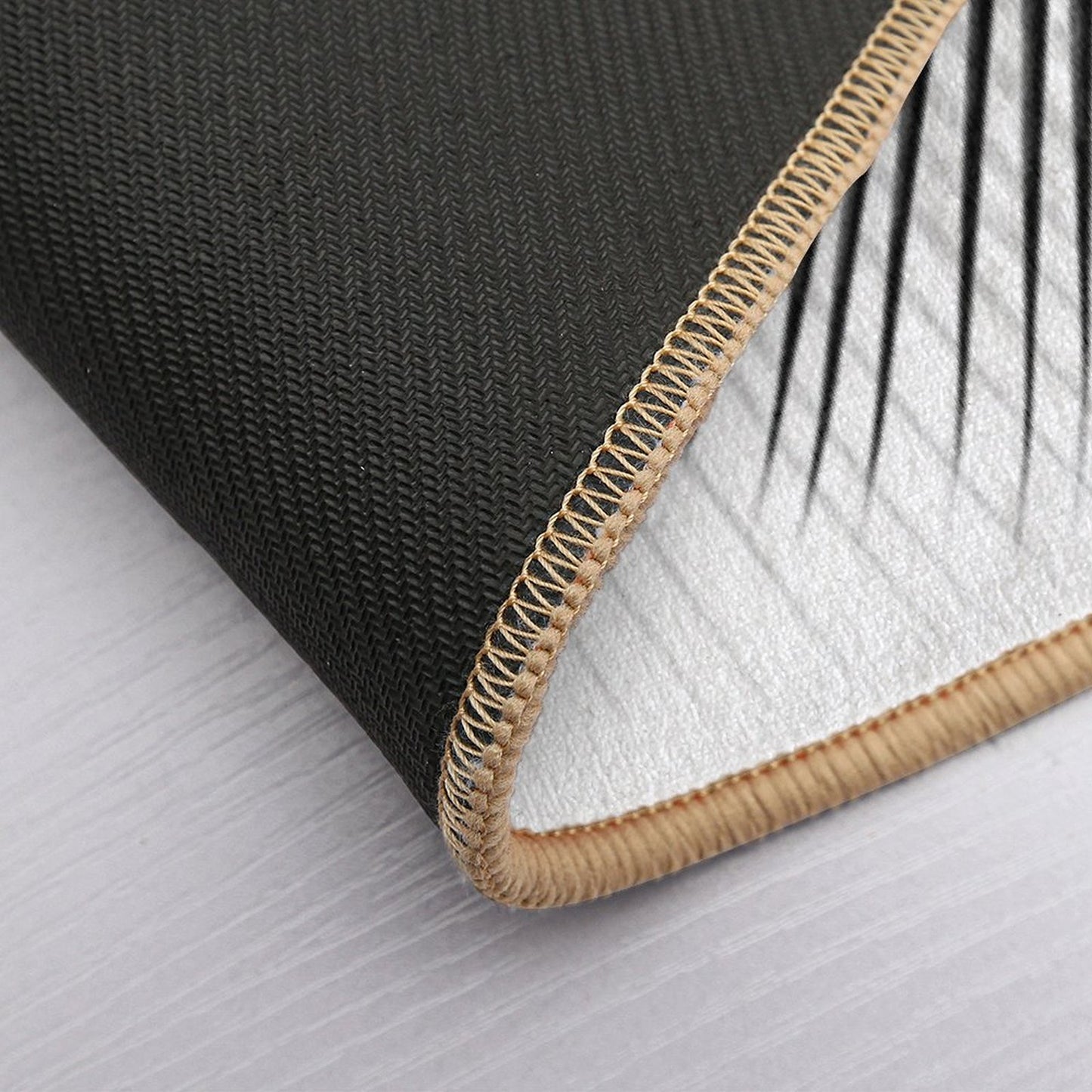 Palm Leaf Synchronicity - Bw Bath Mat
