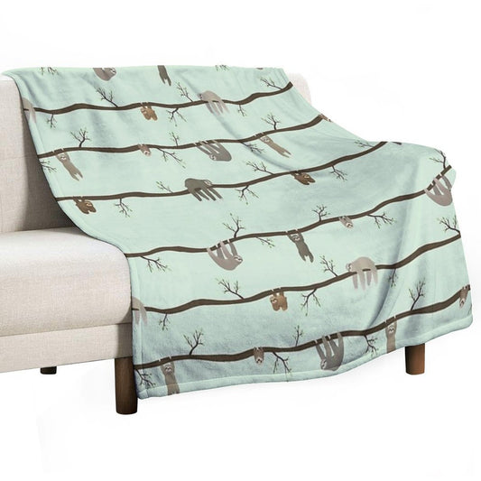 Sloths Throw Blanket