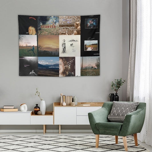 Zach Singer Bryan 12 Ablums Collection Cover Tapestry