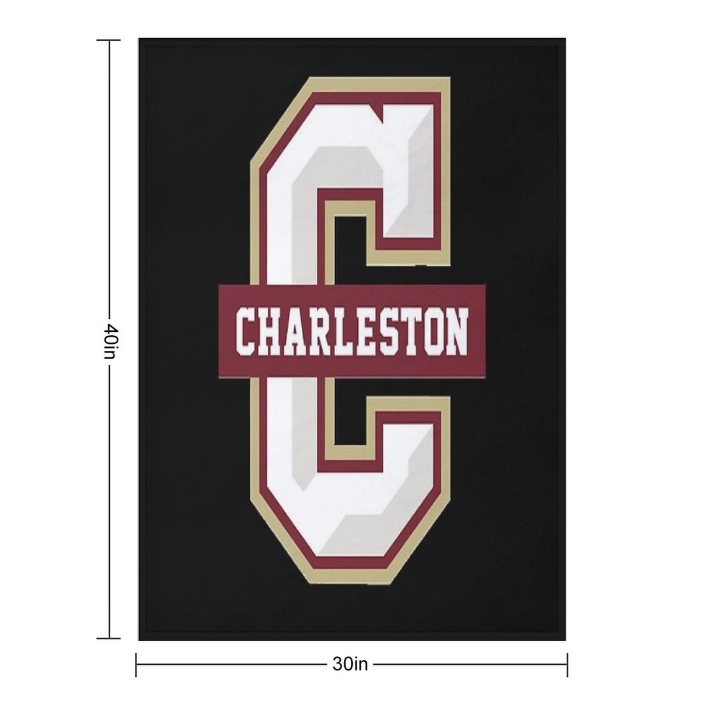 College of Charleston Cougars Classic Throw Blanket