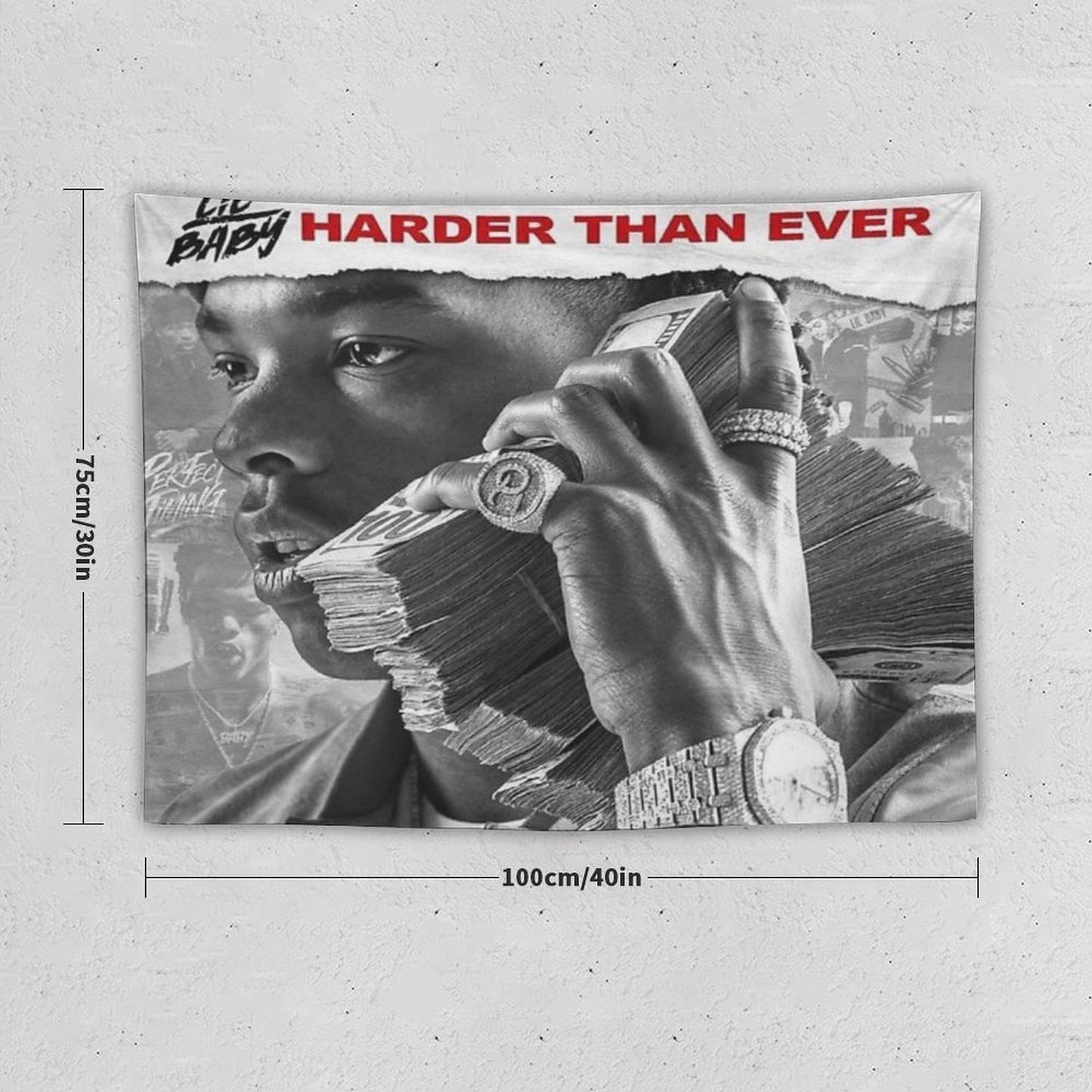 Lil Baby - Harder Than Ever Tapestry