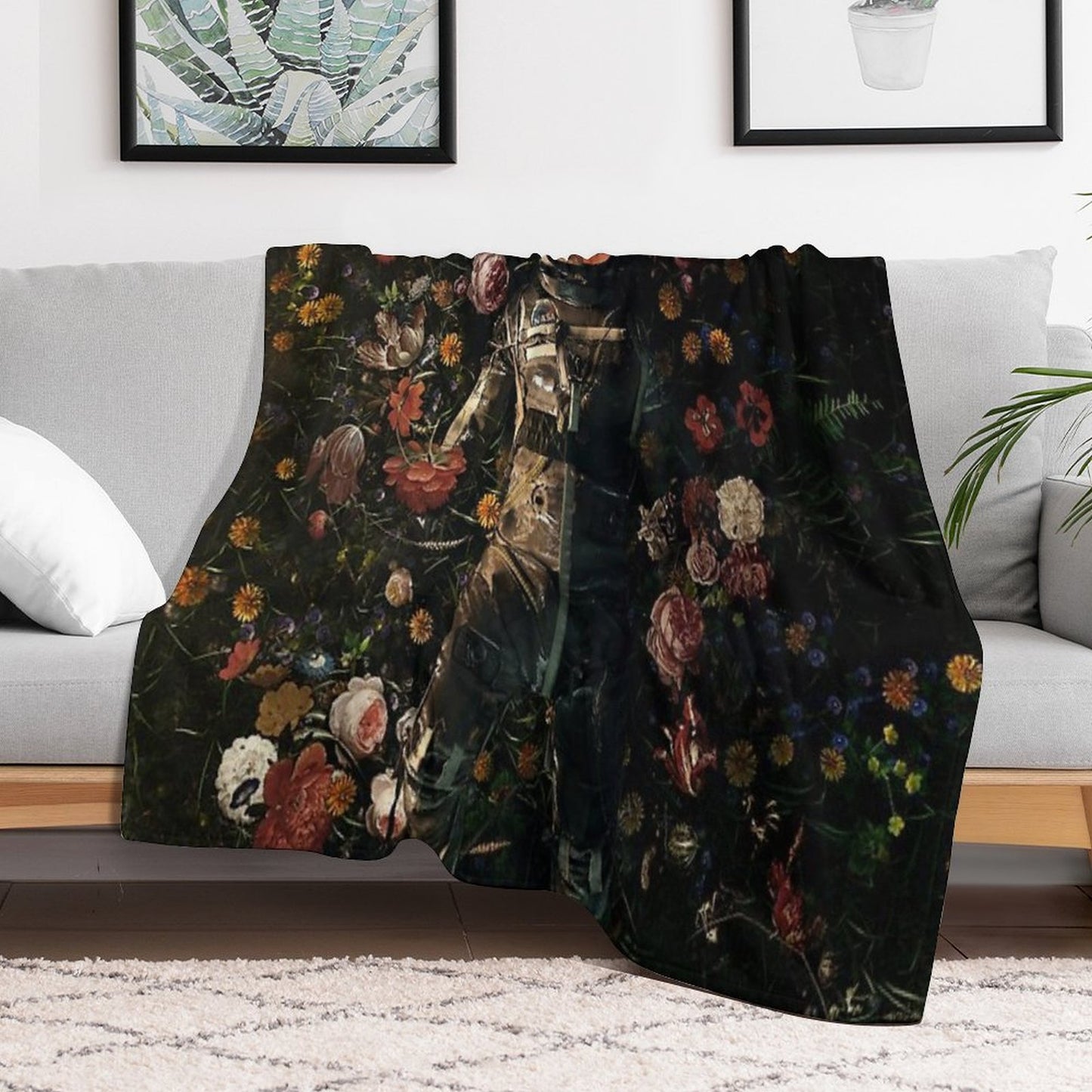 Garden Delights Throw Blanket
