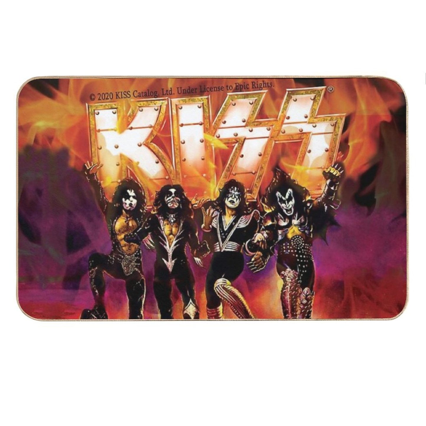 Kiss The Band- Rock Band Hard Rock Kiss Army Destroyer Bath Mat
