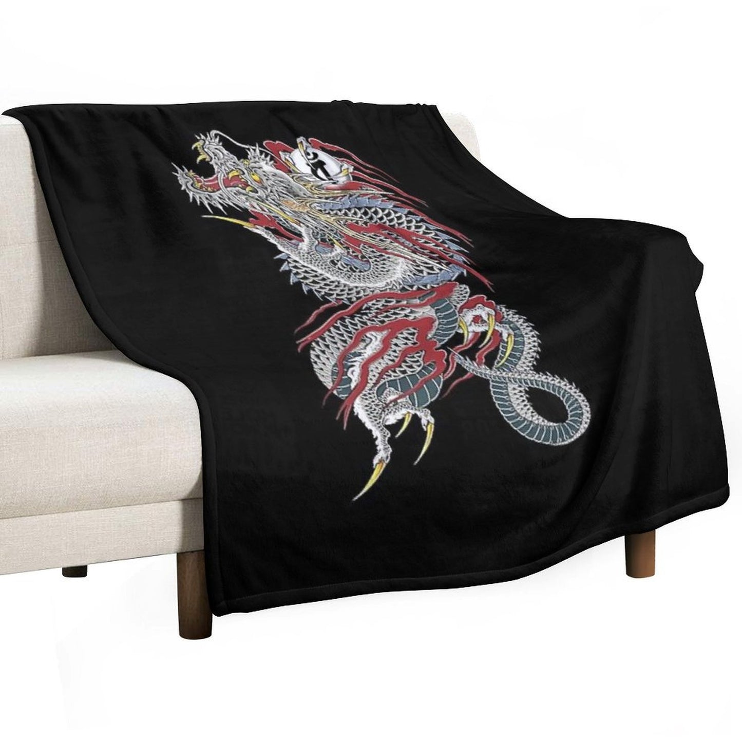 Kiryu Kazuma - Dragon of Dojima (Yakuza) Throw Blanket